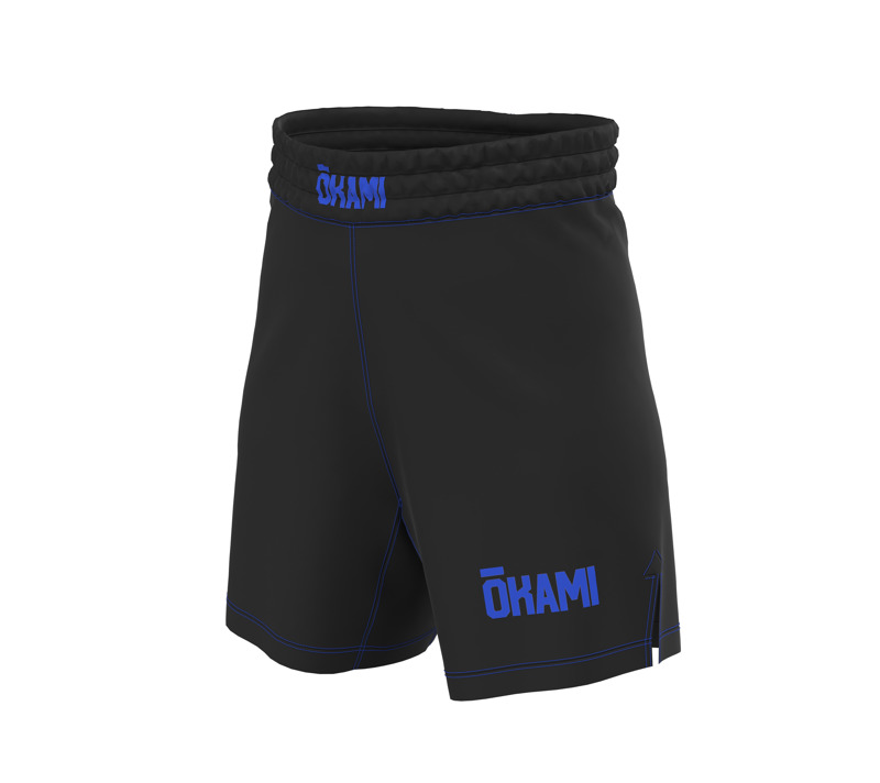 Okami Kids GRAPPLINO Shorts -BLACK/BLUE